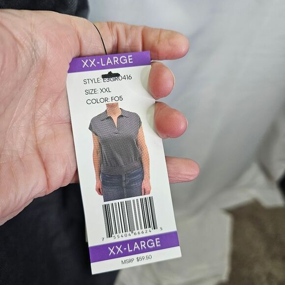 DKNY Gray Sleeveless Collared Sweater Size XXL - Picture 11 of 15